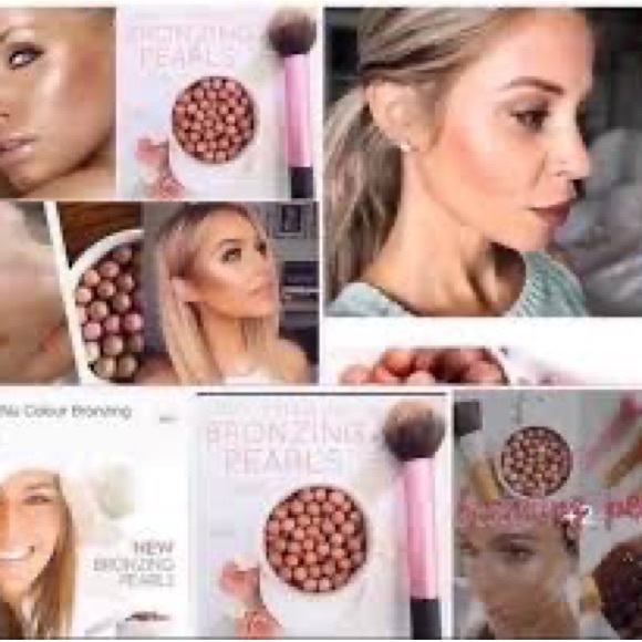 💗blush
🤎4 shades of bronzer
🧡highlighter
🤍will NOT clog your pores - Picture 8 of 10